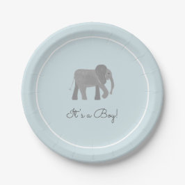 Kleine Elephant Baby Dusche Pappteller