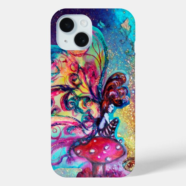 KLEINE ELF VON MUSHROOMEN Fantasy Blue Case-Mate iPhone Hülle (Rückseite)