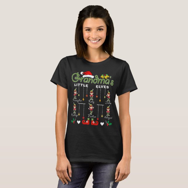 kleine Elfe der Weihnachtsgroßmutter T-Shirt (Vorne ganz)