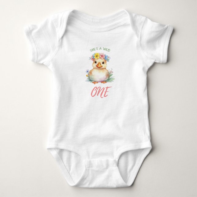 Kleine Enckling Baby Bodysuit First Birthday Strampler (Vorderseite)