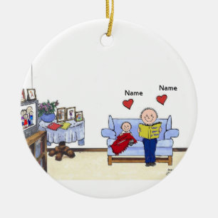 Kleine Engel - 1 mit Männchen Keramik Ornament