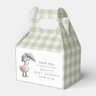 Kleine Entenküken-Baby-Shower-Gast-Dankeschön Geschenkschachtel