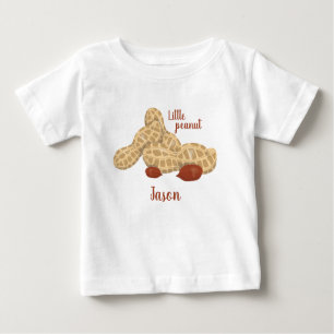Kleine Erdnuss mit Namen Baby T-shirt