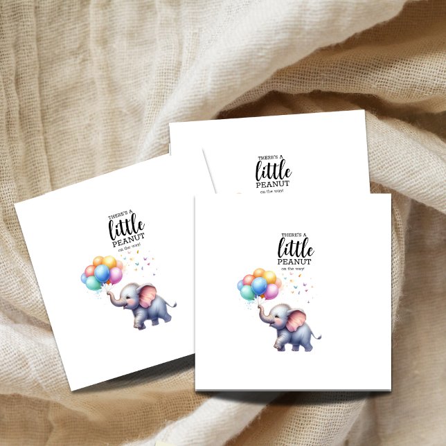 Kleine Erdnussbaby-Elefantendusche Serviette (Von Creator hochgeladen)