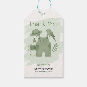 Kleine Erkundung Naht Baby Shower Geschenkanhänger