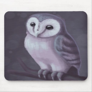 Kleine Eulen-Mausunterlage Mousepad