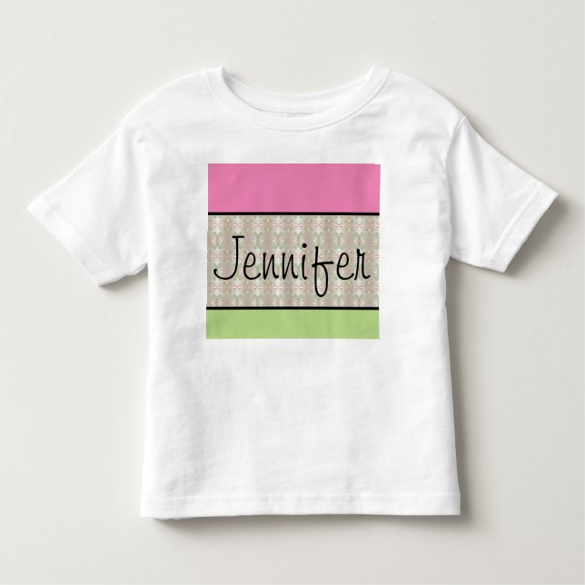 Kleine Extravagante Typografie Kleinkind T-shirt (Vorderseite)
