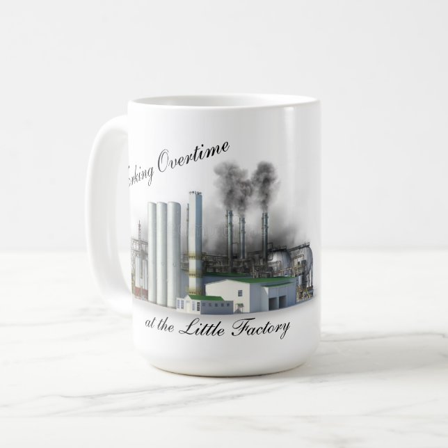 Kleine Fabrik Kaffeetasse (Vorderseite Links)