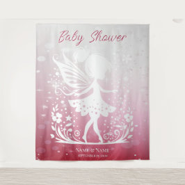 Kleine Fairy Floral Hintergrund Wandteppich