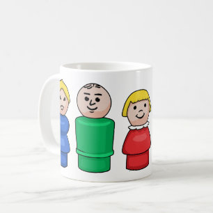 Kleine Familie Kaffeetasse