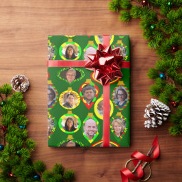 Kleine Familienzollage Geschenkpapier