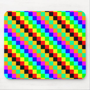 Kleine Farbquadrate Mousepad
