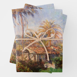 Kleine Farm in Bordighera von Claude Monet Geschenkpapier Set