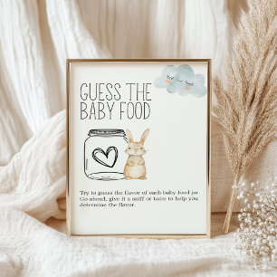 Kleine Farm TierBaby Shower Errate Baby Essen Schi Poster