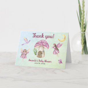 Kleine Feen-Baby-Party Danke fürs Kommen