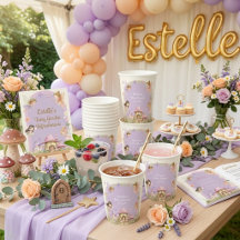 Kleine Feen-Enchanted Garden Girl Baby Shower