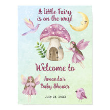 Kleine Feen Whimsical Baby Shower Willkommen