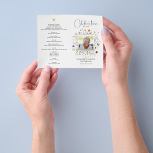 KLEINE Feier zum Foto der Beerdigung Flyer