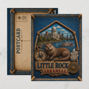 Kleine Fels Arkansas Ansichtskarte Vintage Reise Postkarte