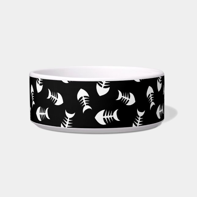 Kleine Fischknochen Tuexdo Kitty Napf (Vorderseite)