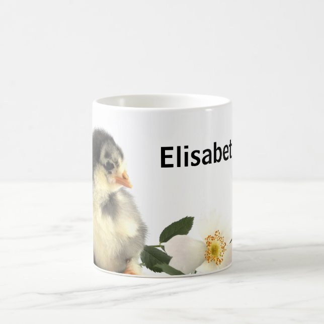 Kleine, flauschige Hühner Tasse (Mittel)