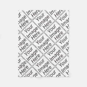 Kleine Fleece-Decken-Schablone Fleecedecke