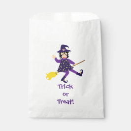 Kleine fliegende Hexe Geschenktütchen