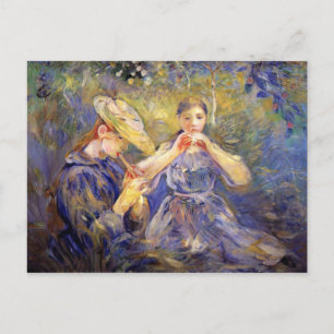 Kleine Flutspieler von Berthe Morisot Postkarte