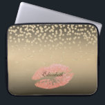 Kleine Foil-Confetty oder Diamant, Lippen Personal Laptopschutzhülle<br><div class="desc">Dieses Bild zeigt Goldfolienkonfetti oder Diamanten mit glitzerndem Lippchen und Namen.Diamanten sind Mädchenfreunde.Also Leckerei selbst oder ein Freund zu etwas Besonderem mit diesem wunderschönen,  mit Diamanten bedeckten Accessoire. Wählen Sie die Kostümtaste,  um Stil,  Farbe und Größe des Schriftartes zu ändern</div>