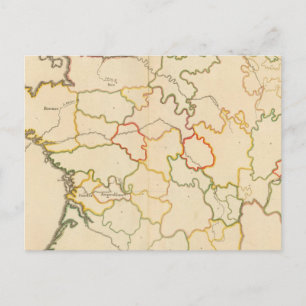 Kleine französische Flüsse Postkarte