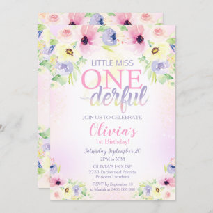 Kleine Frau Einladung Mädchen 1.