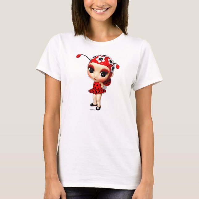 Kleine Frau Ladybug T-Shirt (Vorderseite)