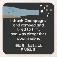 Kleine Frauen Champagner Zitat Niedlich Literarisc