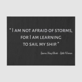 Kleine Frauen Zitat I - Klassischer Stil Seidenpapier