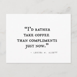 Kleine Frauen-Zitate Postkarte