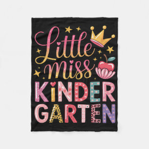 Kleine Fräulein Kindergarten Mädchen Kinder Zurück Fleecedecke