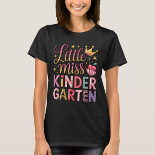 Kleine Fräulein Kindergarten Mädchen Kinder Zurück T-Shirt