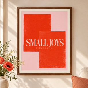 Kleine Freuden Abteilung Kunstprint Poster