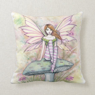 Kleine Frühlings-Fae-Fee-Kunst von Molly Harrison Kissen