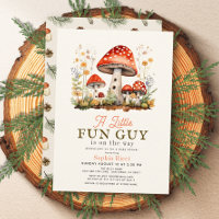 Kleine Fun Typ Mushroom Boy Babydusche