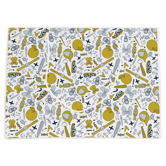 Kleine Funny School Dinge Große Geschenktüte (Vorderseite)