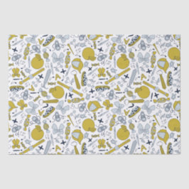 Kleine Funny School Dinge Seidenpapier