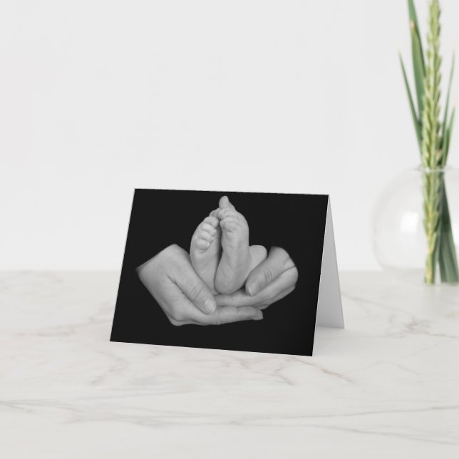 Kleine Füße Karte (Vorderseite)