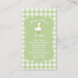Kleine Gans Baby Shower Bücher Für Baby Begleitkarte