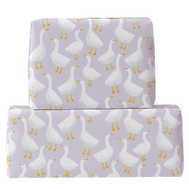 Kleine Gänse Lilac Lila Geschenkpapier