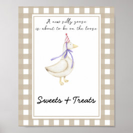 Kleine Gänse - Süßigkeiten und Leckereien Babydusc Poster