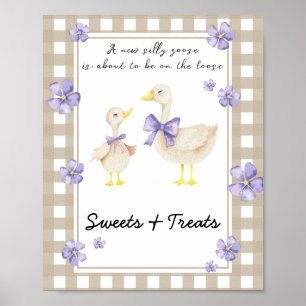 Kleine Gänse - Süßigkeiten und Leckereien Babydusc Poster