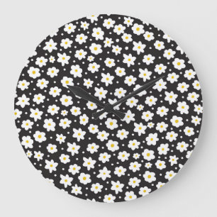 Kleine Gänse, Vintag, nahtlos. Große Wanduhr