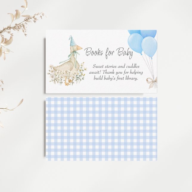 Kleine Gänse-Wildblume Kinderduschbücher für Baby Begleitkarte (Von Creator hochgeladen)