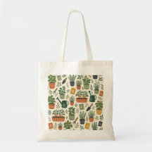 Kleine-Garten-Illustration Budget-Tasche